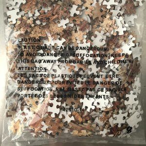 Jigsaw Puzzles Sealed Bag No Box 500-750 Pieces with NO Picture or Box Set of 3